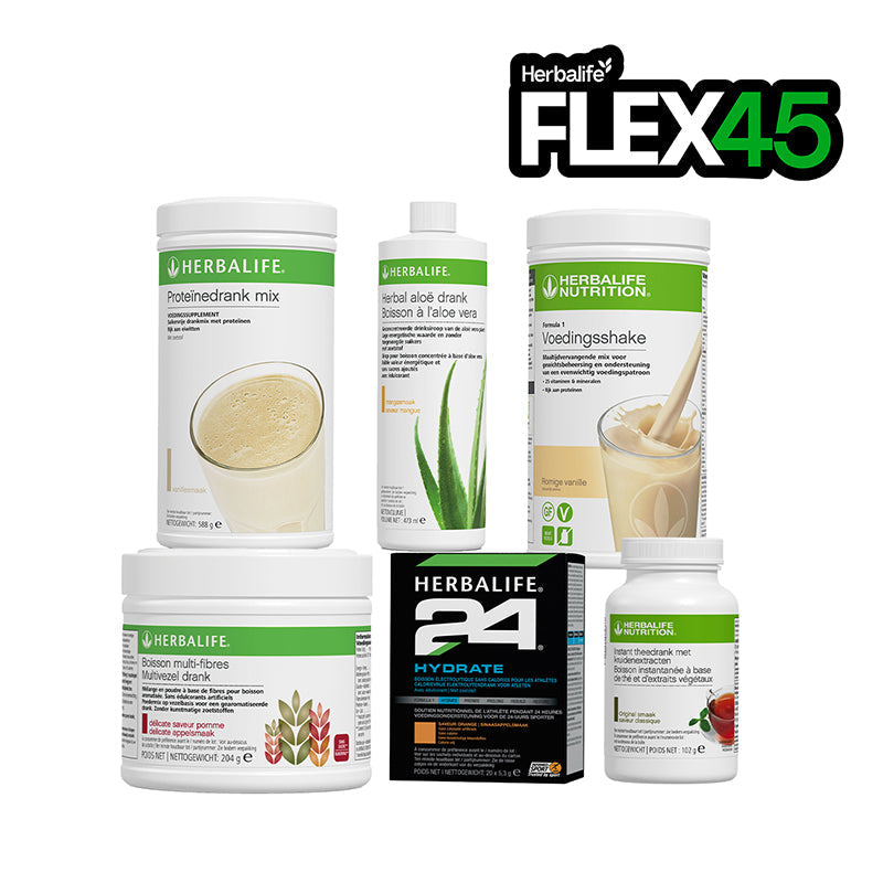 Pack Petit Déjeuner FLEX45 (Classique ou Vegan)
